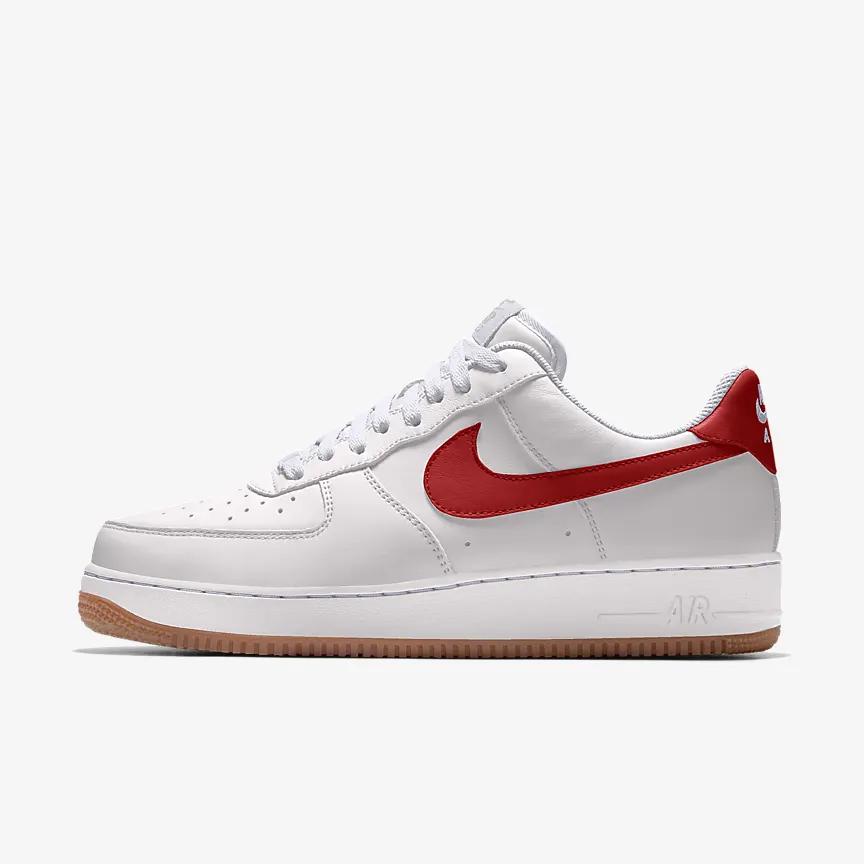 Nike Air Force 1 Low By You Nữ Trắng Đỏ